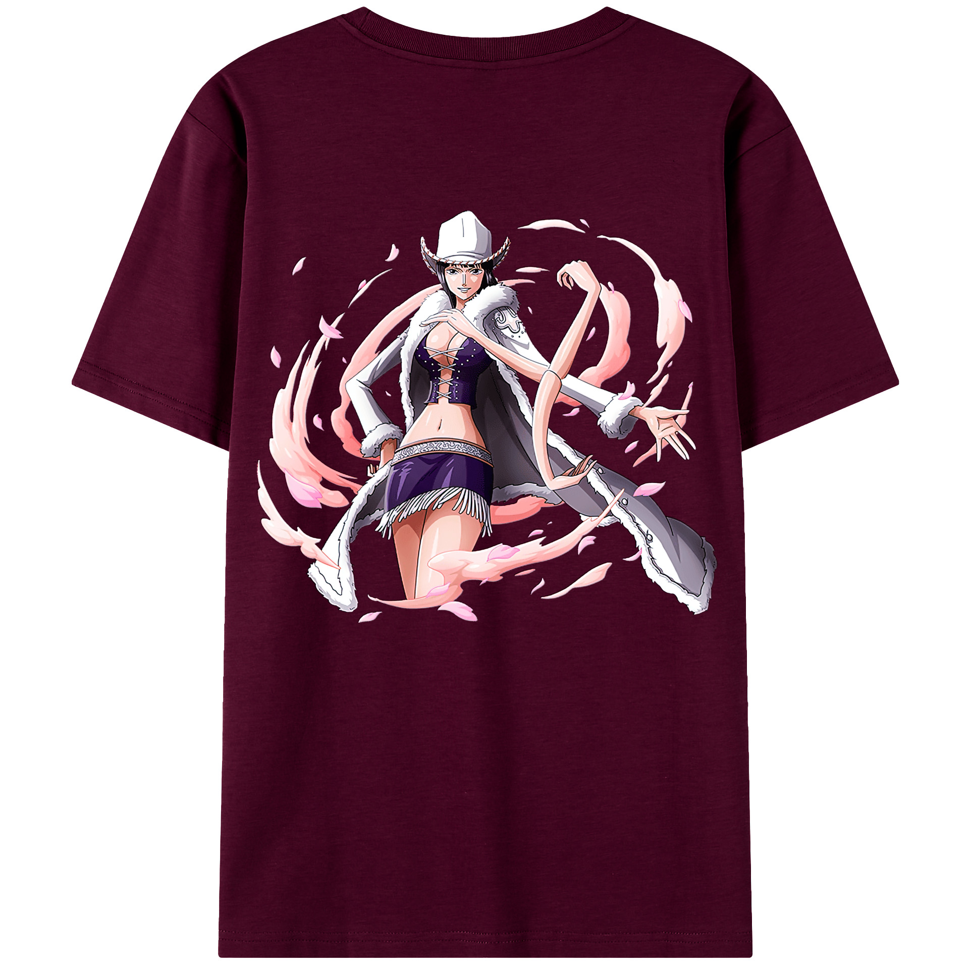 ワンピース ニコ・ロビン ONE PIECE Nico Robin レディース半袖Tシャツ(バックプリント)